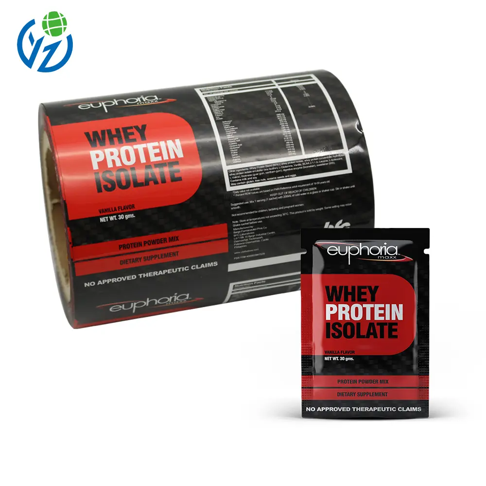 OEM Reliable Customized Plastic Protein Powder Packaging Roll Film Supplier, Suppliers