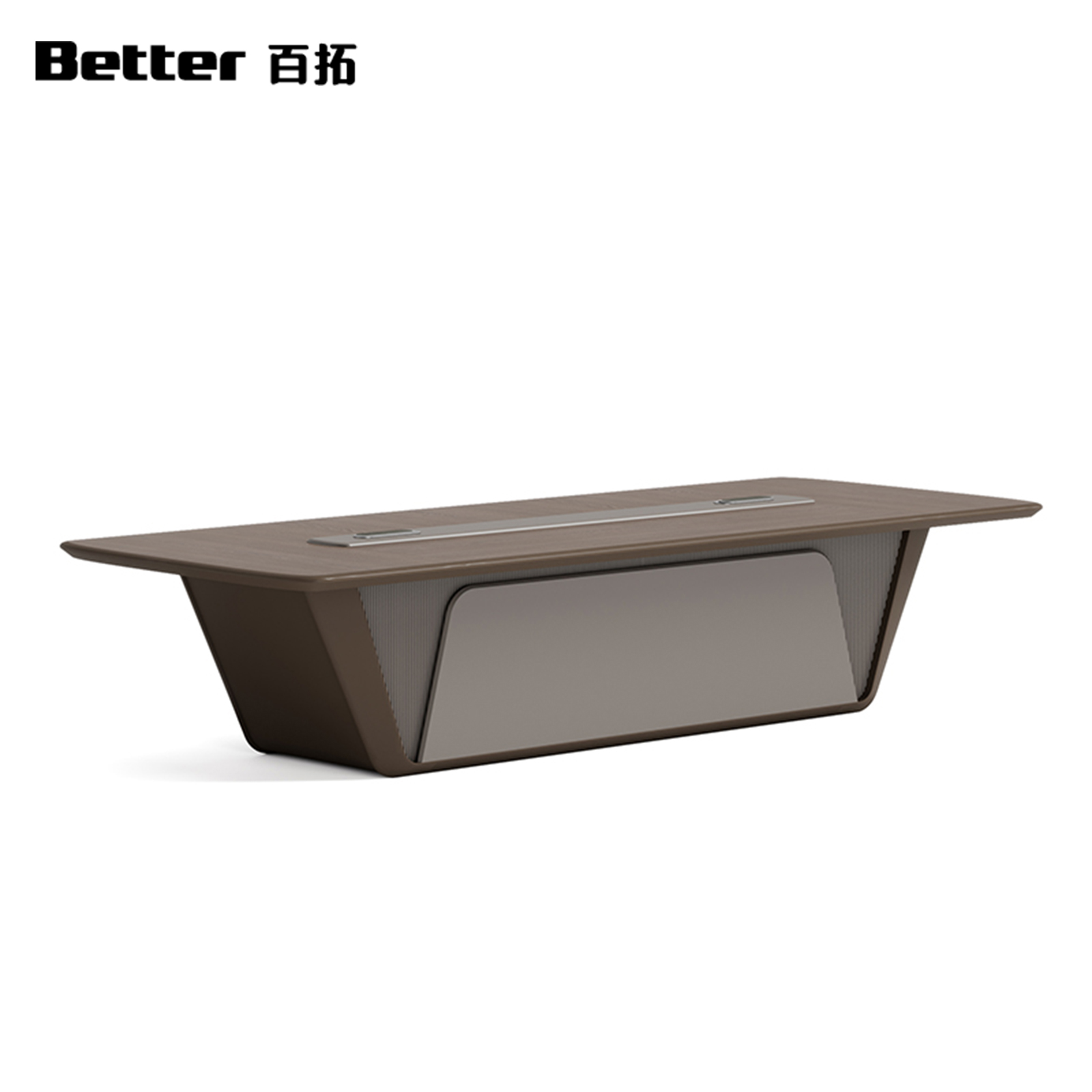 Modern Long Modular Wood Conference Table for Boardroom Conference Room Elegant Meeting Furniture Luxury Commercial Office Table