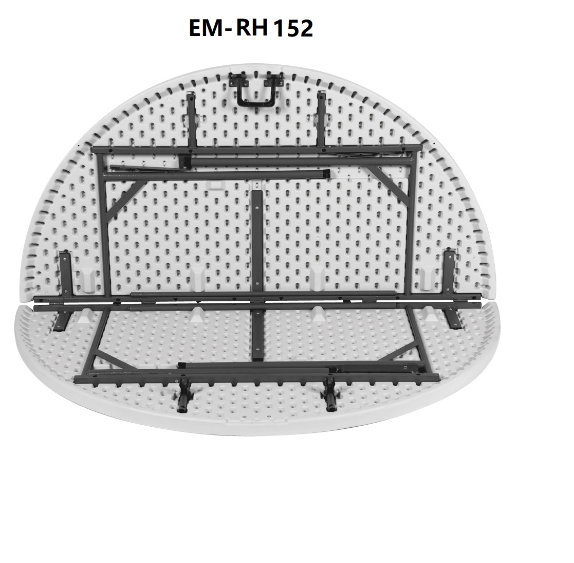 5FT Folding Round Table with HDPE Top for Outdoor furniture