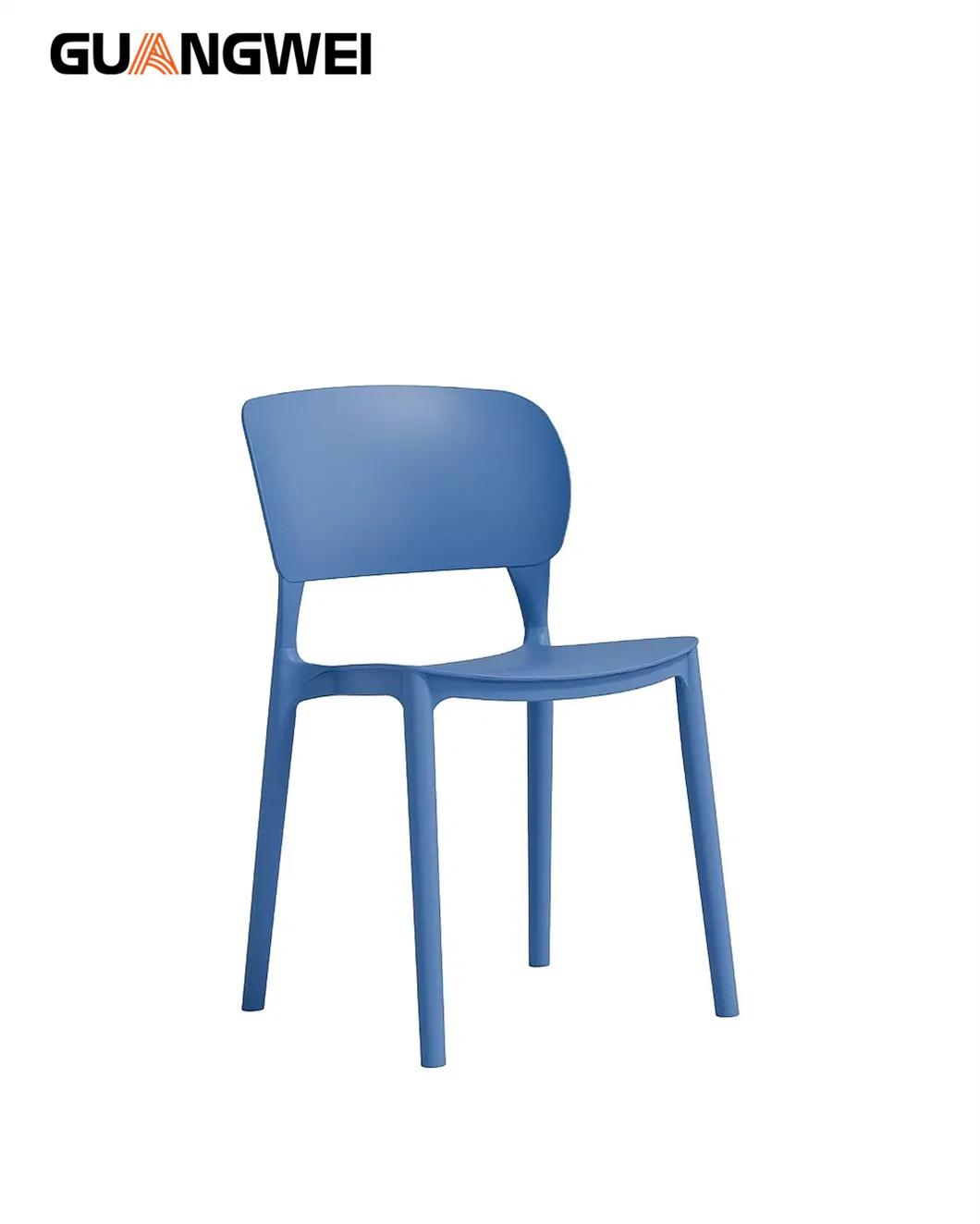 Fixed School Training Dining Room Bar Plastic Chair - Color Option 6