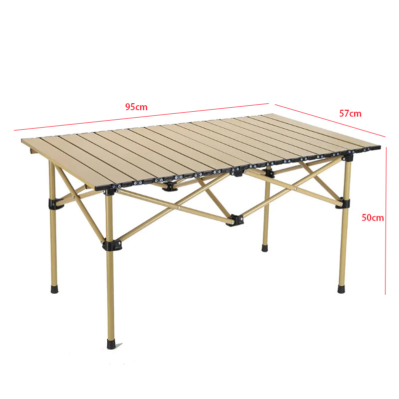 Factory Direct Portable Outdoor Foldable Long Table Customizable Camping Table for Dining Fishing Party