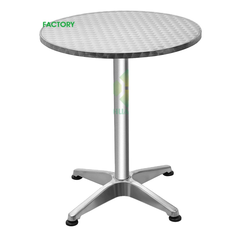 Outdoor Party Wooden Round High Top Cocktail Table