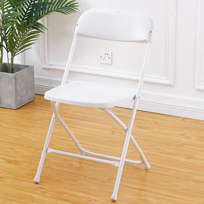 Wholesale Commercial Outdoor Garden Portable Modern Design Plastic Folding Dining Chairs White Living Room Wedding Event