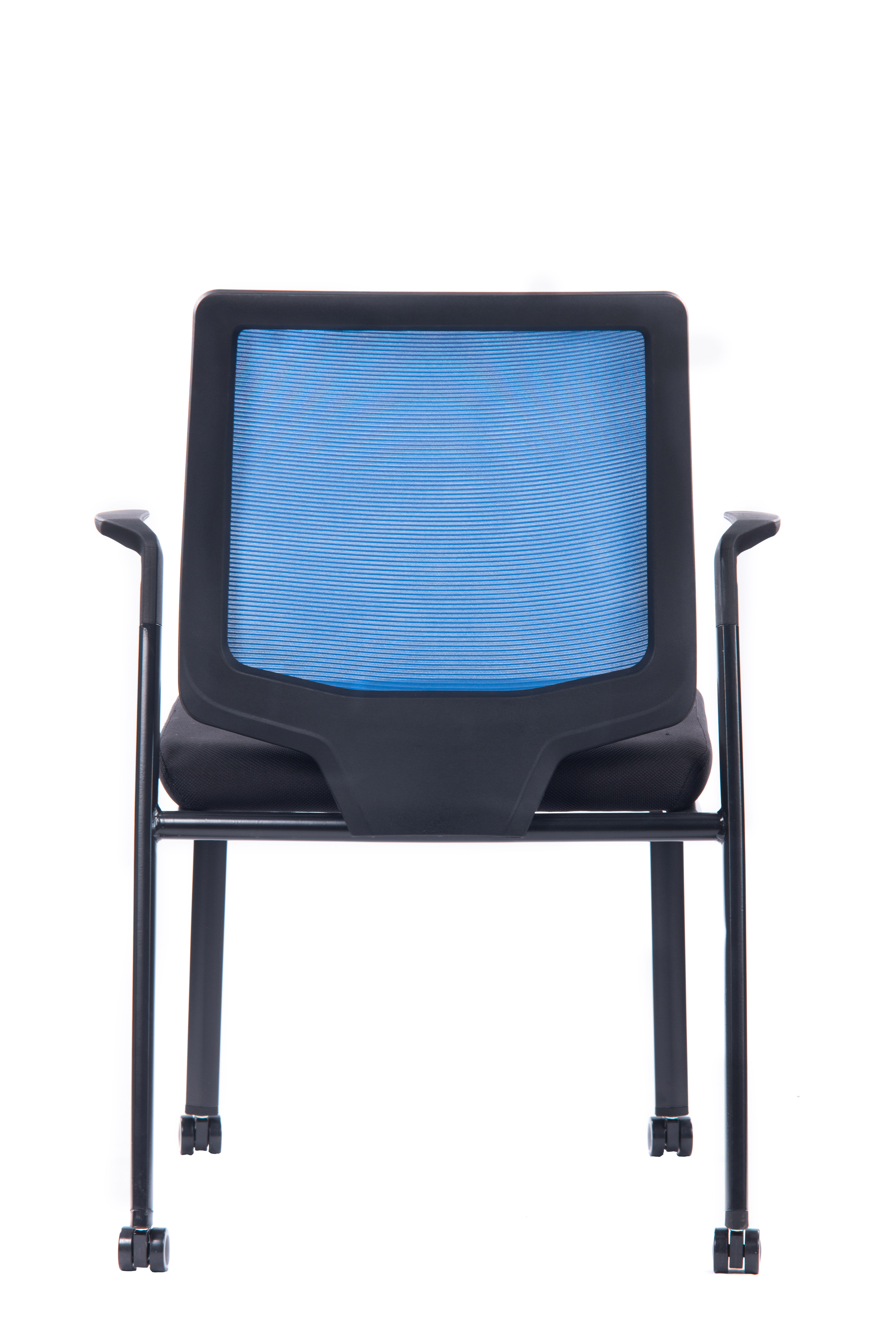 Modern Design Kabel Fixed Metal Leg Mesh Back Stackable Office Visitor Chair For Waiting Room
