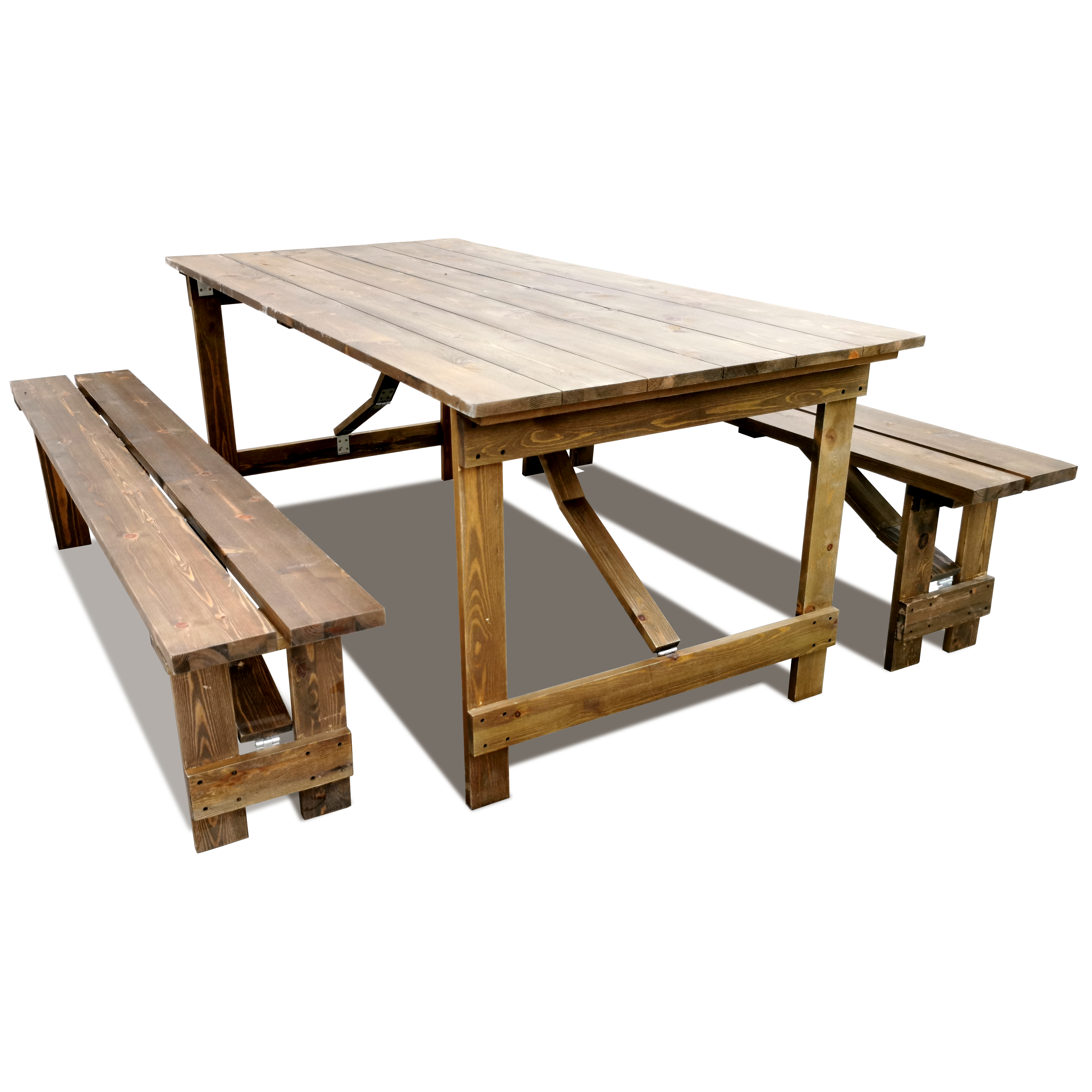 Modern Multiple Console Table Dining Tables and Chairs Set Modern Side Solid Wooden Farm Table