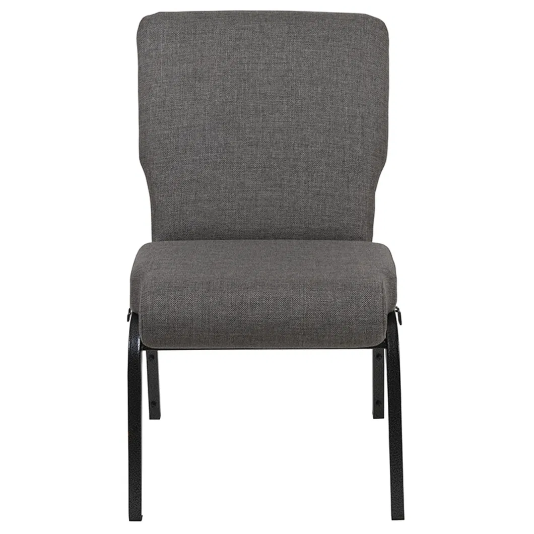 Professional Manufacturer of Maroon Fabric Metal Church Worship Auditorium Chair (ZG13-010)
