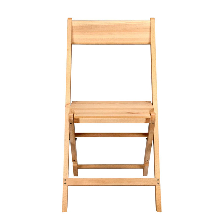 Wholesale Outdoor Event Balcony Bistro Party Folding Wood Chairs