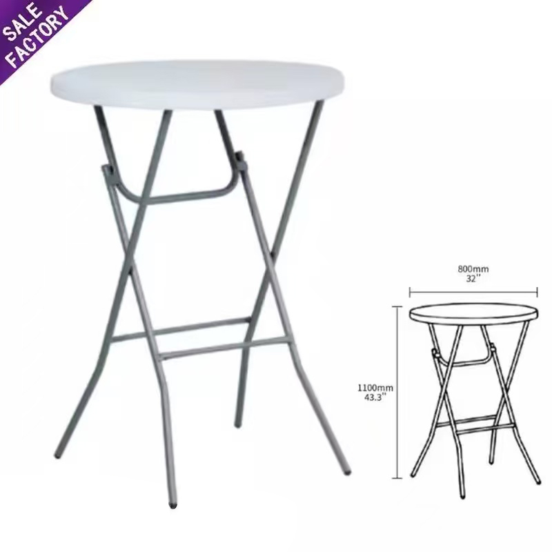 White Camping Portable Folding Table And Chairs Set Folding Foldable Rectangular Wedding Event White Tables Chair Outdoor