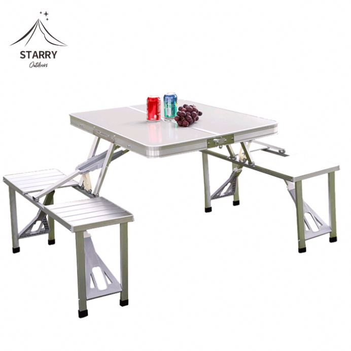 Outdoor Camping Table Portable Foldable Desk Furniture Computer Bed Ultralight Aluminium Hiking Climbing Picnic Folding Tables