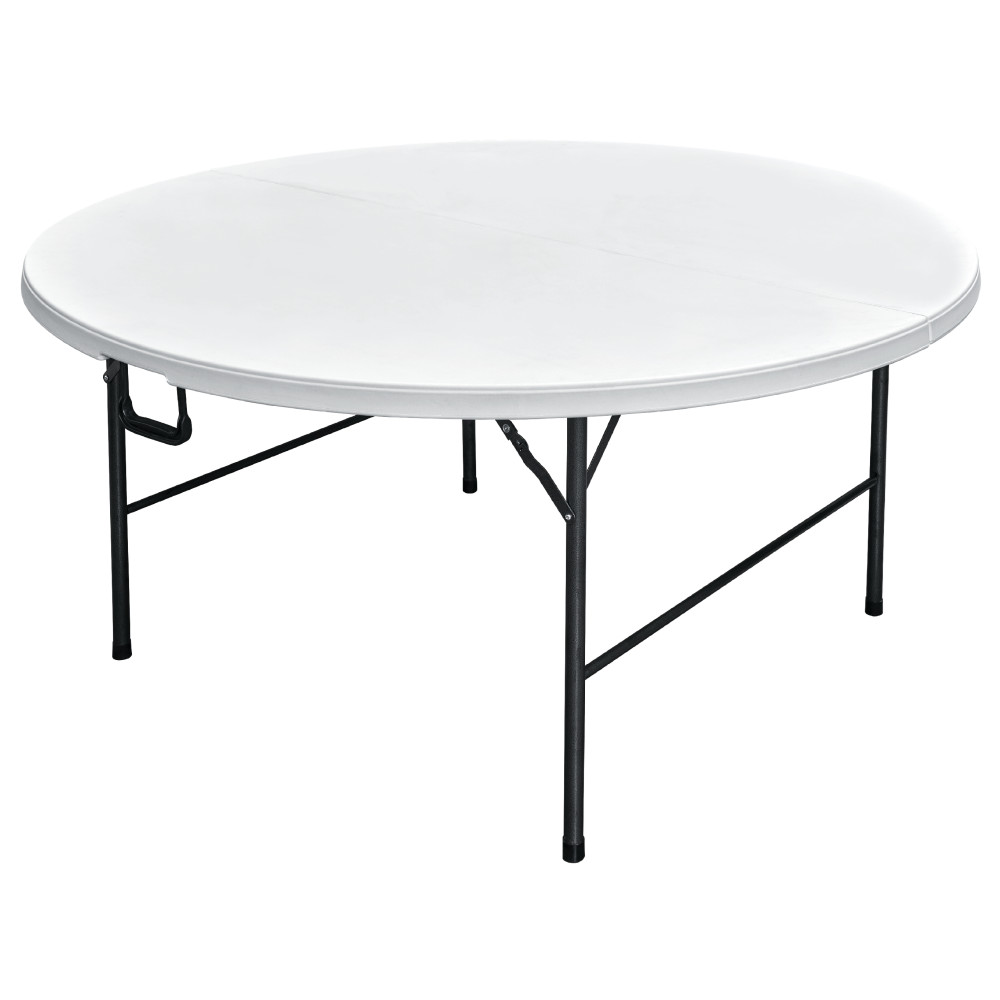 Hot Sale 6ft Wedding Party Outdoor Banquet Folding Round Plastic Table for Events Wedding