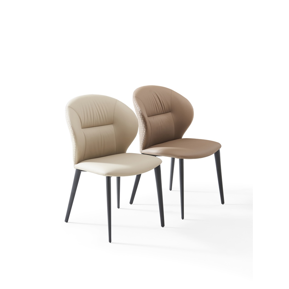Wholesale Fabric Hotel Chair Modern Room Furniture Leather Metal Nordic Restaurant Dining Chairs