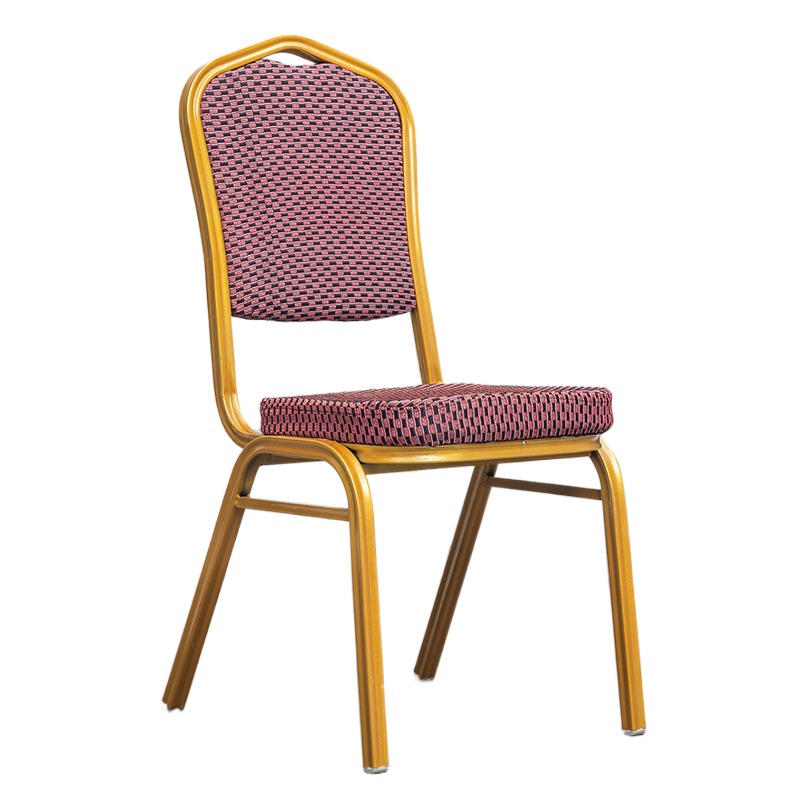 Cushion Dining Room Chair Hot Sale Fabric Wedding Restaurant Upholstered Stackable Banquet Plastic Chairs Modern Hotel Chair