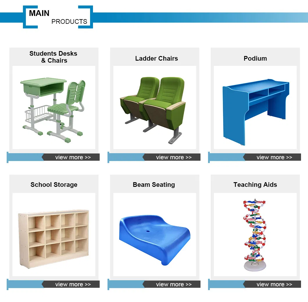 Thickened Plastic School Study Desk for Primary Middle Students Training Tutoring Classroom Writing Desk with Comfortable Chairs