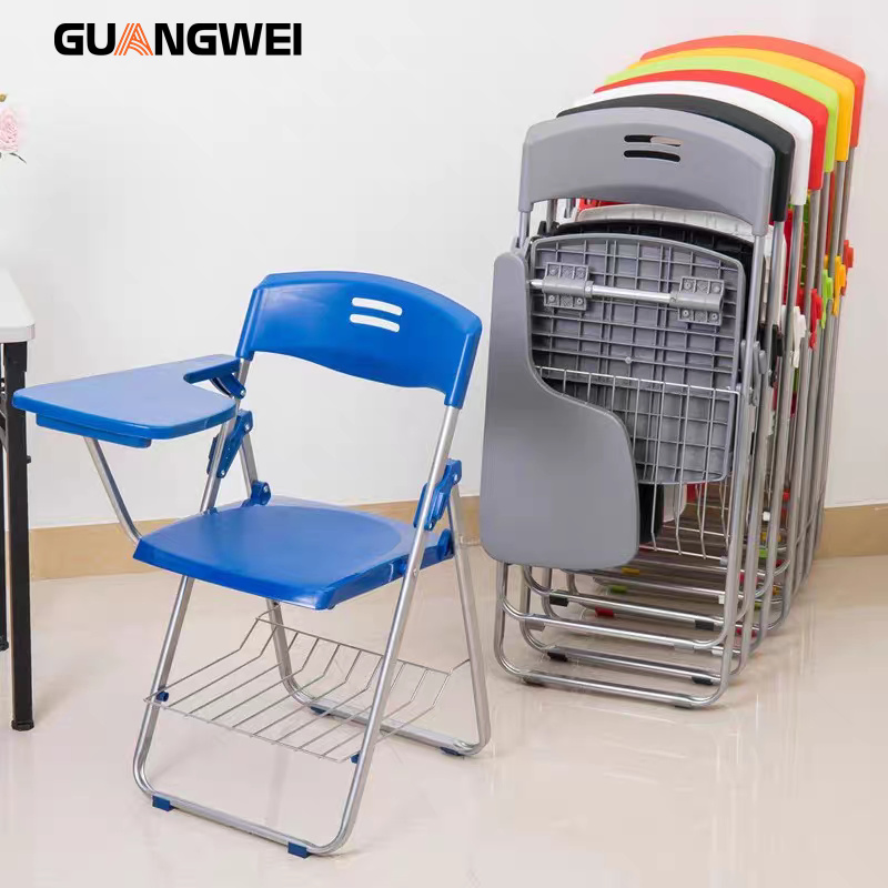 Wholesale School Furniture Classroom Study Student Table Chair Training Folding Chair