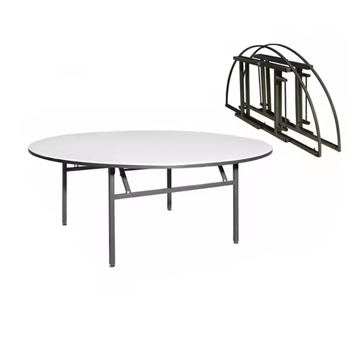 Stackable Large Round Folding Banquet Garden Dining Table