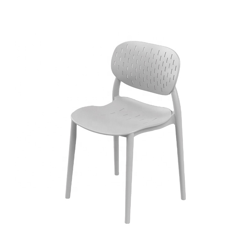Nordic Stackable Plastic Office Chair Ins Home Simple Easy Stool Back Desk Negotiation Chair Restaurant Table Chair