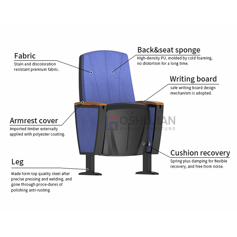 Auditorium Seating School Student Conference Room Lecture Hall Concert Theater Church Cinema Chairs