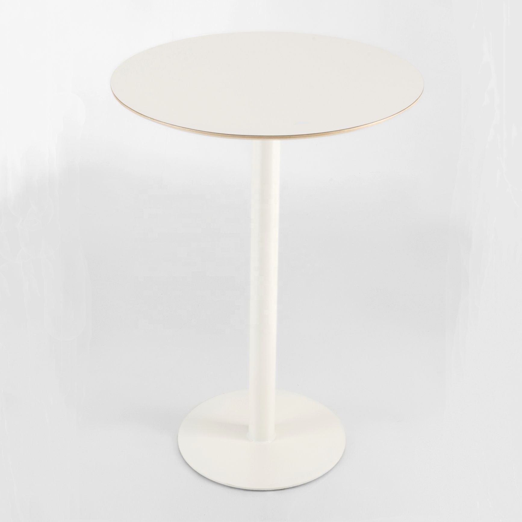 ANSI/BIFMA Standard Modern Wood Tabletop Restaurant High Bar Cocktail Table with Eco-Friendly Design for Commercial Use