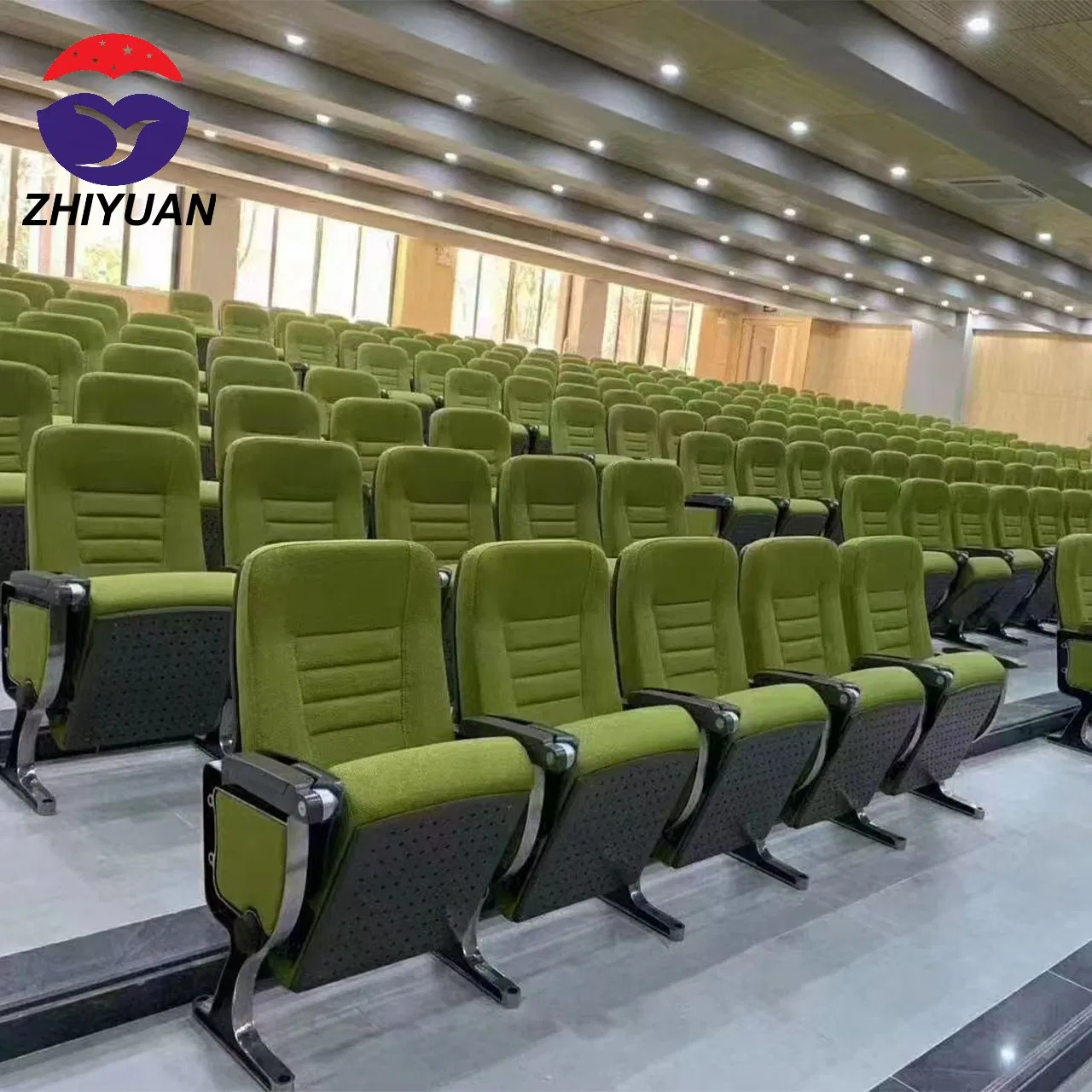 Comfortable Breathable Auditorium Chair for Church Worship Event Hall