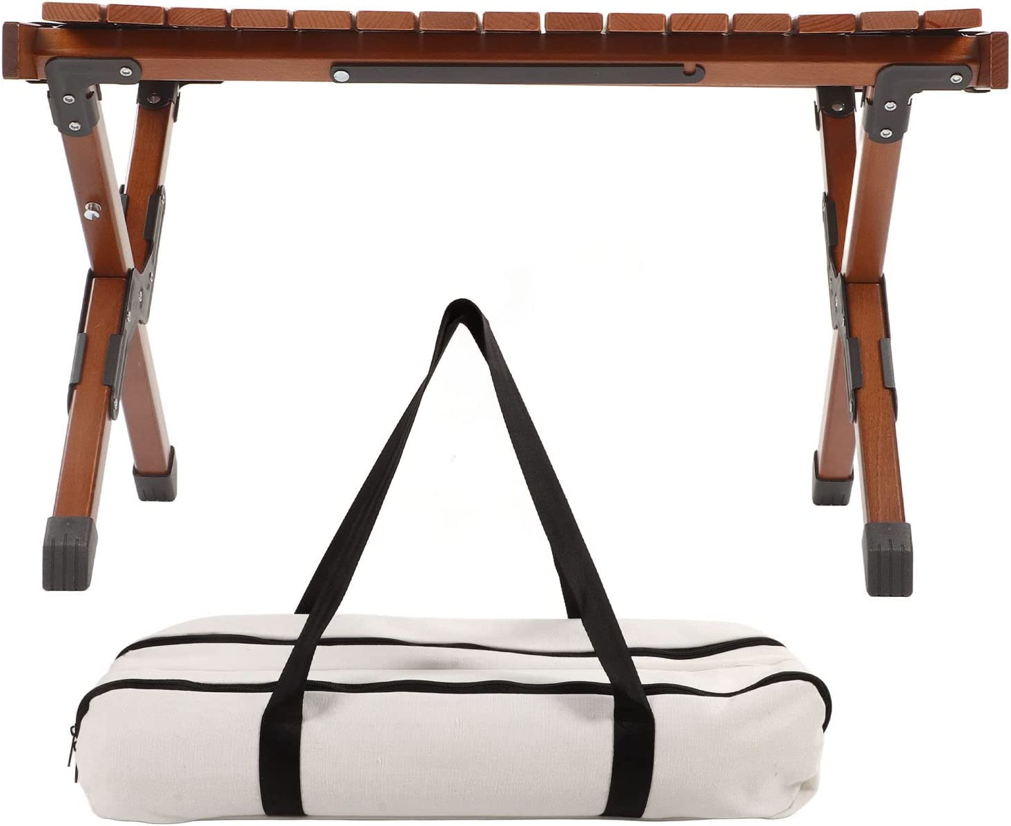 Portable wooden folding outdoor patio picnic camping table