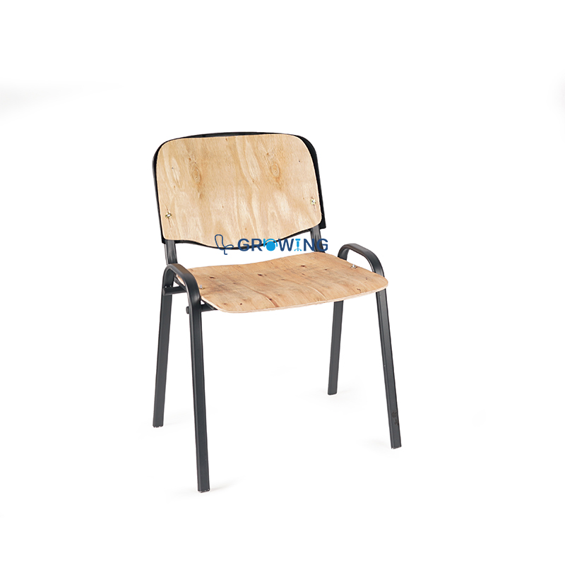 Customized High Quality Student Folding Training Chair School Wooden Chair with Arm Writing Pad for School
