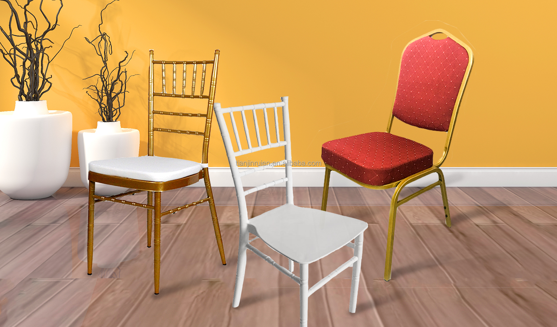 Wholesale china cheap upholstered banquet hall hotel dining chairs for wedding party