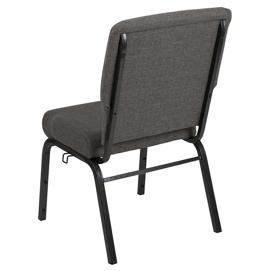 Professional Manufacturer of Maroon Fabric Metal Church Worship Auditorium Chair (ZG13-010)