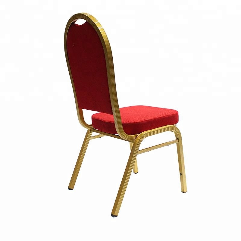 Wholesale Modern Elegant Aluminum Dining Chair Stackable Banquet Wedding Hotel Event Restaurant Villa Furniture Metal Material
