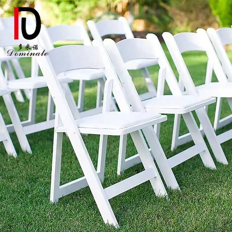 Best Selling Foldable Plastic Chair White Resin Folding Wedding Party Outdoor Chair