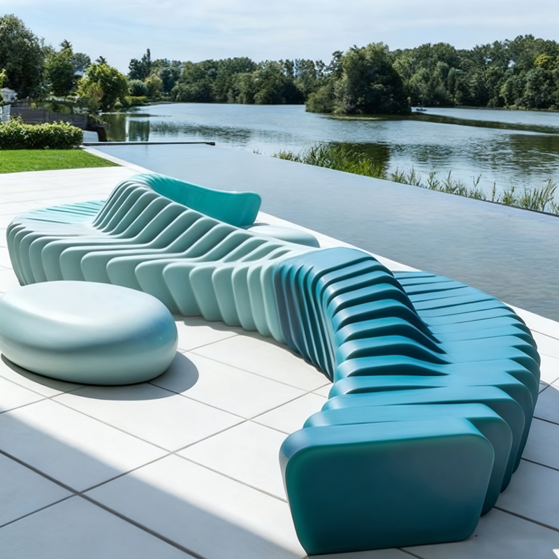 FRP Molded Lounge Chair Display 3
