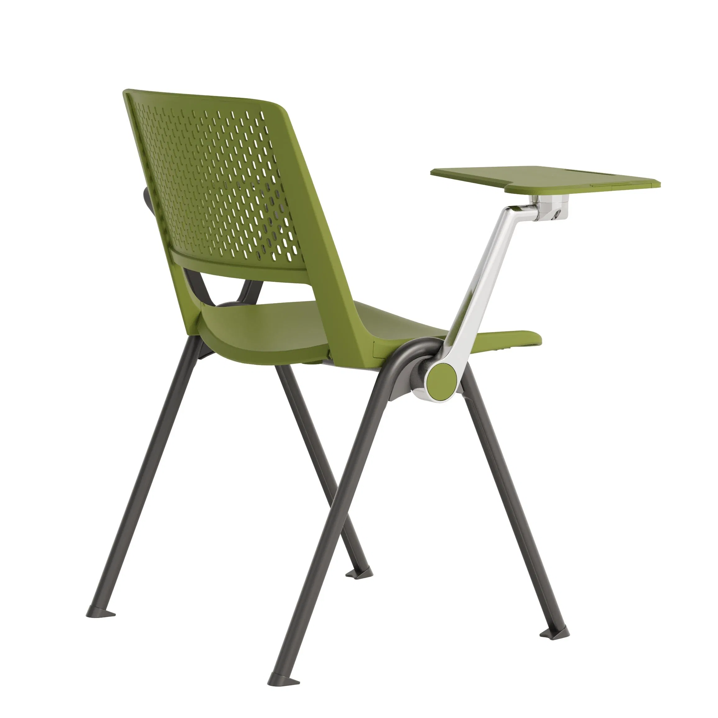 Wholesale Events Office Plastic Conference Chairs Meeting Training Stackable Staff School Class Office Chair with Writing Board