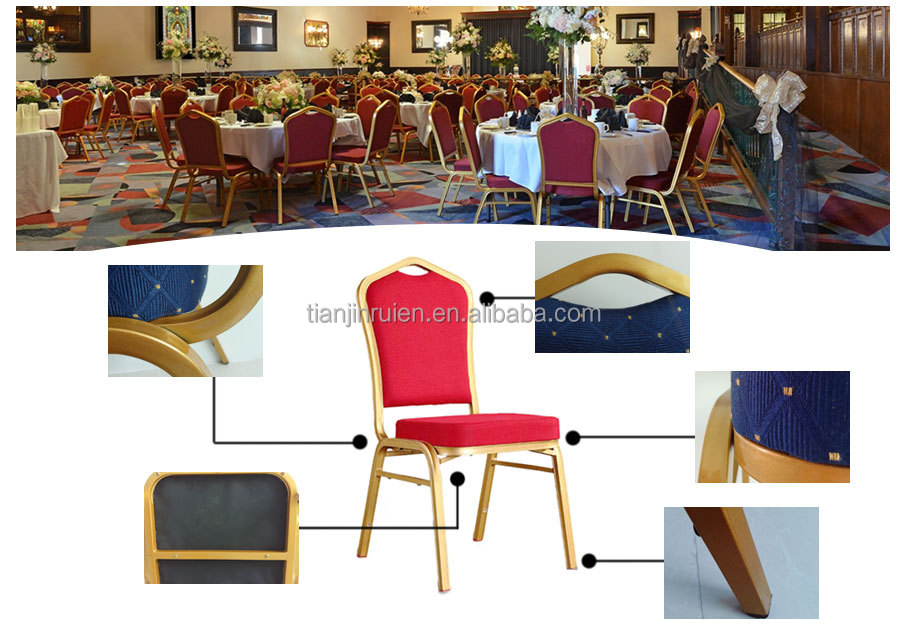 Wholesale china cheap upholstered banquet hall hotel dining chairs for wedding party