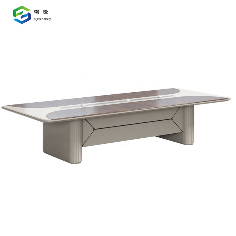 High End MDF Meeting Room Desk Modern Luxury Wood Conference Tables