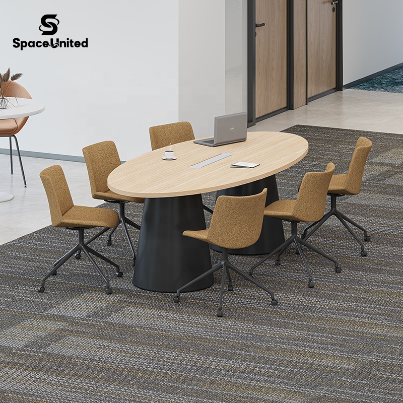 SpaceUnited Modern Designer Solid Wood Workstation Boardroom Tables