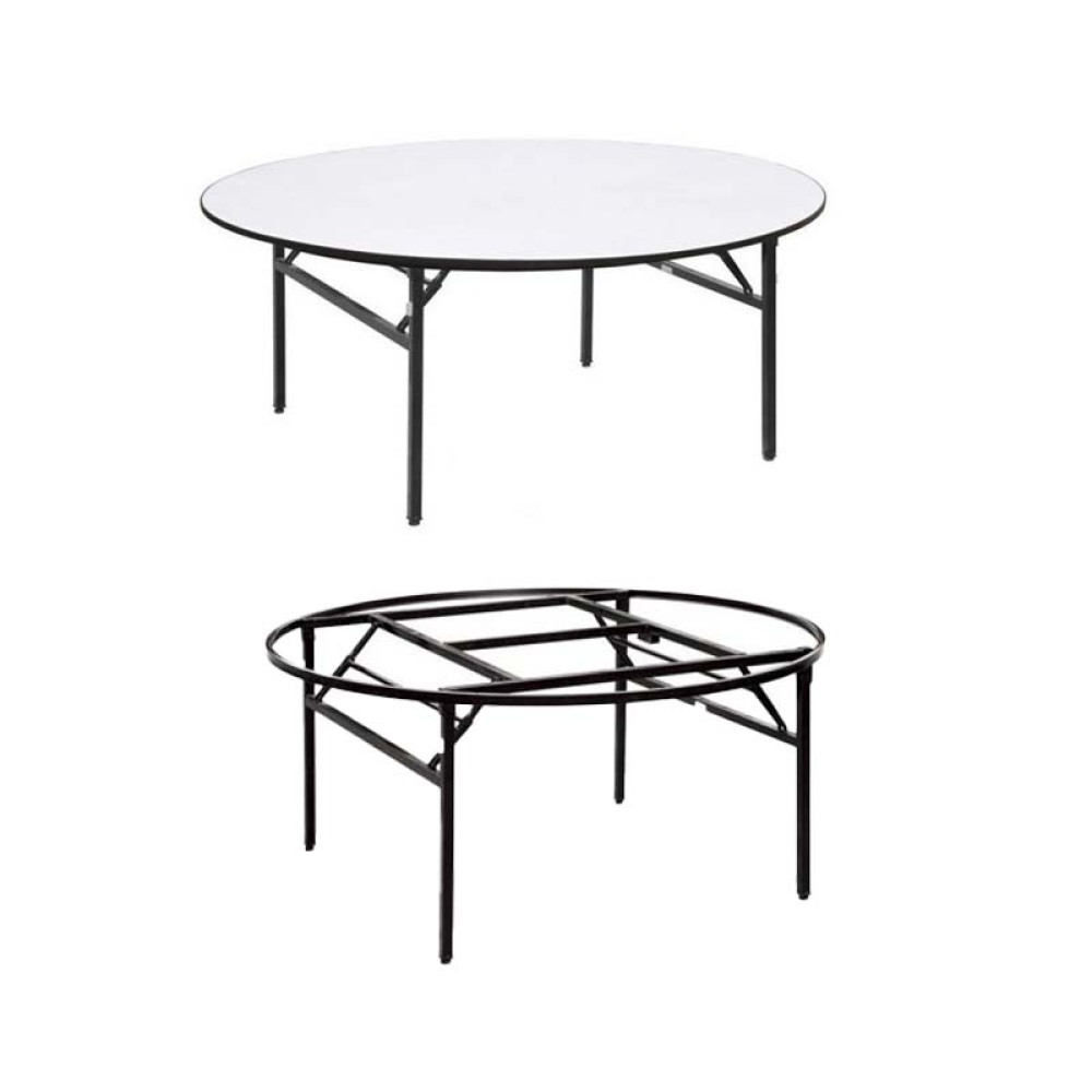 Stackable Large Round Folding Banquet Garden Dining Table