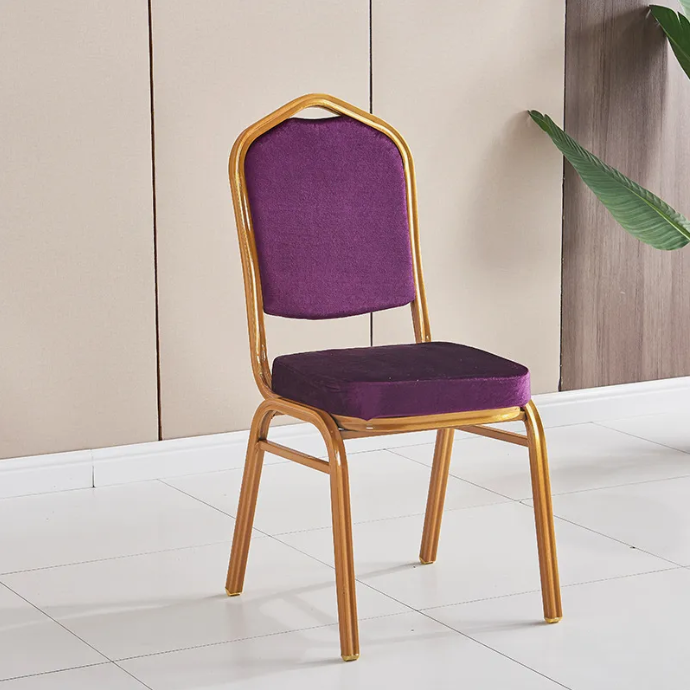 Wholesale Velvet Modern Upholstered High Back Dining Chairs for Hotel Home Office Villa Mall Apartment Banquet Use