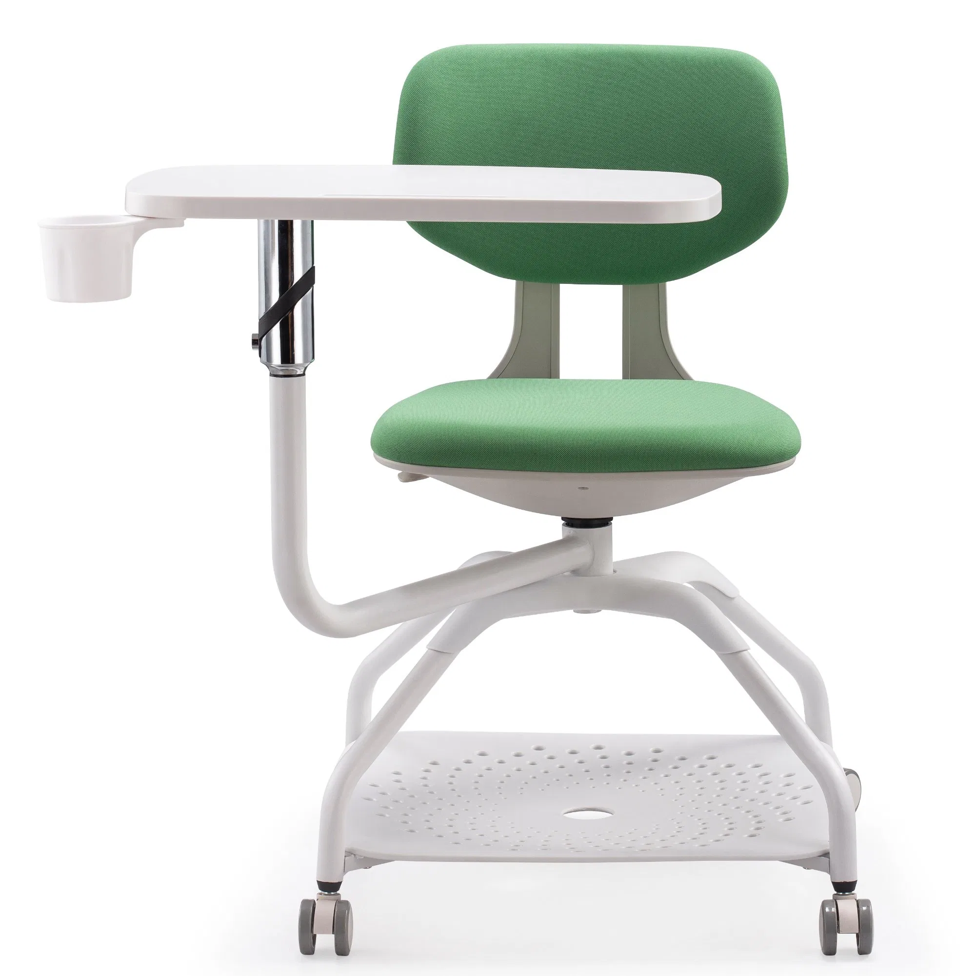 School College University Student Desk Classroom Chair Ergonomic Office Meeting Room Conference Training Chair with Writing Table