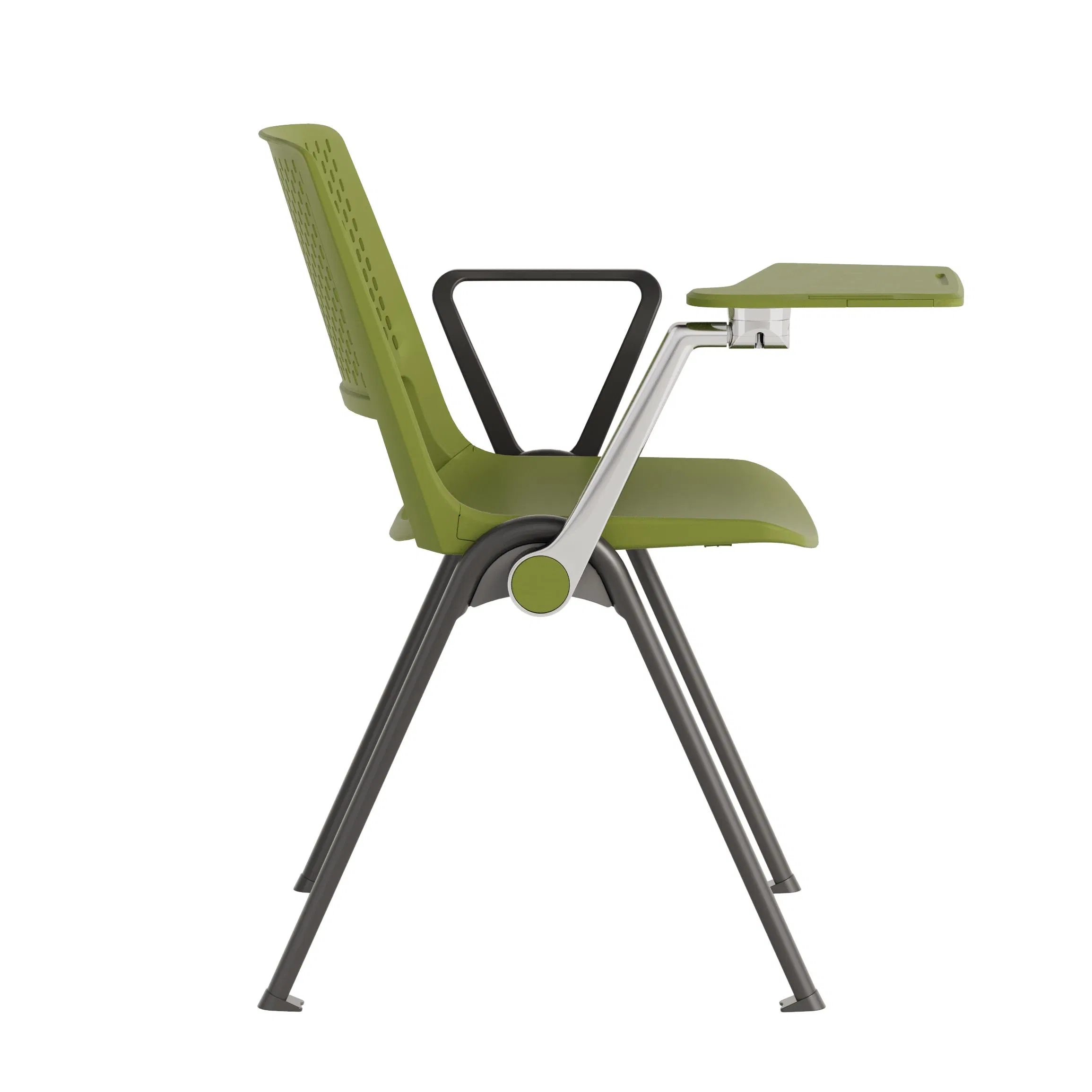 Wholesale Events Office Plastic Conference Chairs Meeting Training Stackable Staff School Class Office Chair with Writing Board