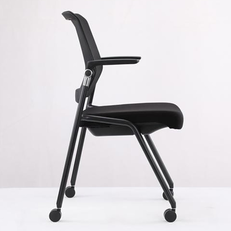 Modern Office Furniture Folding Chair with Armrests Mesh Event Training Chair