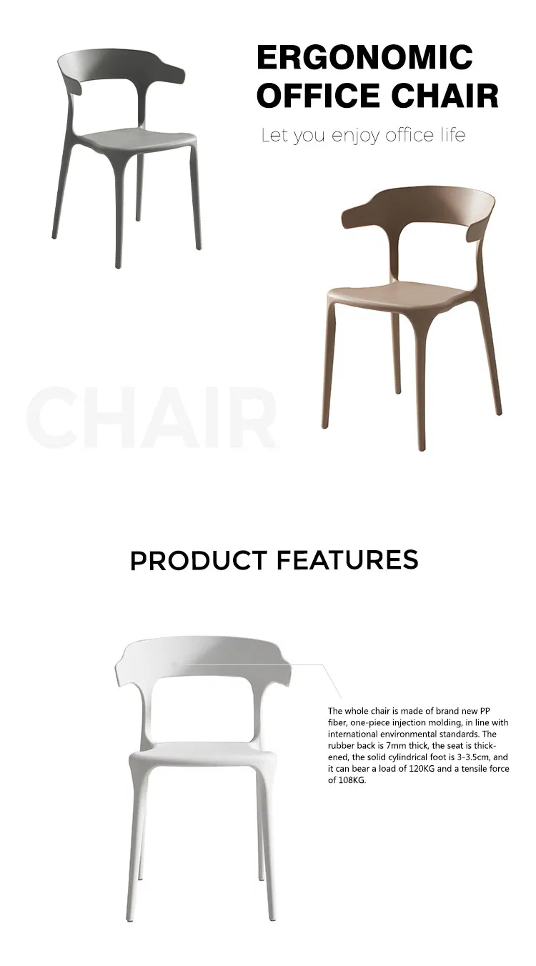 Contemporary Furniture Guest Conference Visitor Training Folding Office Plastic Chair