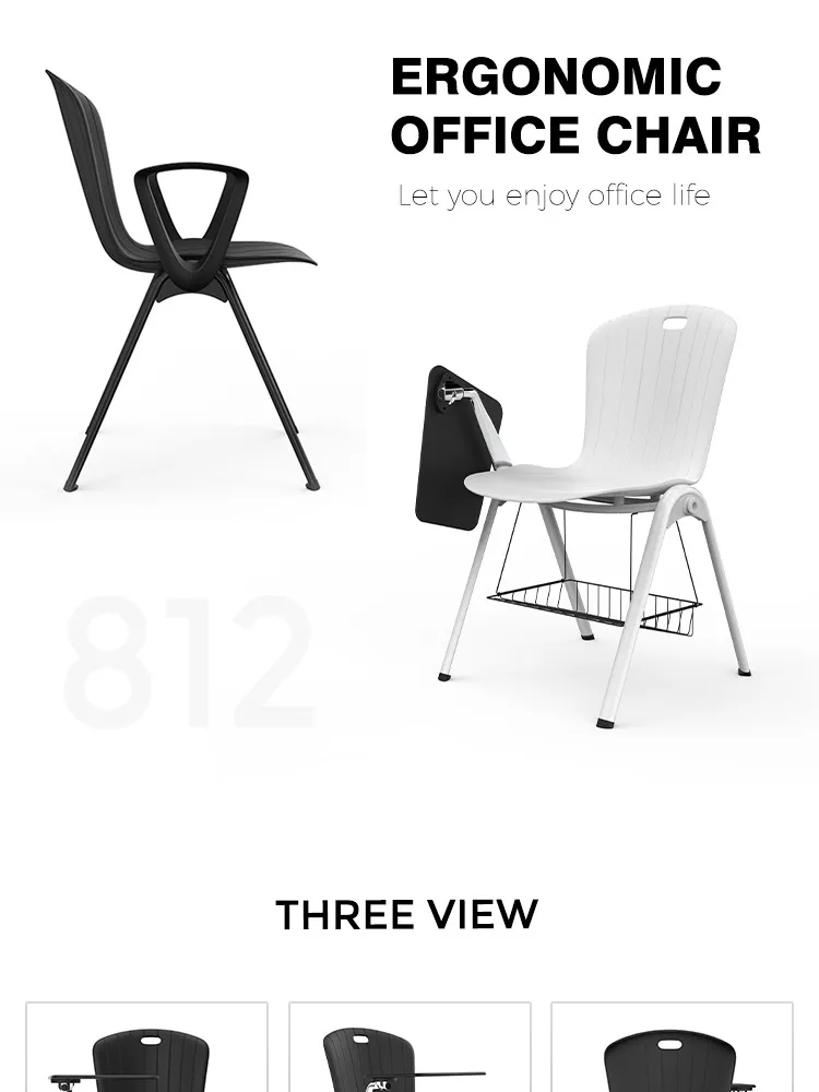 Folding Armrest School Furniture Classroom Student Learning Training Chair