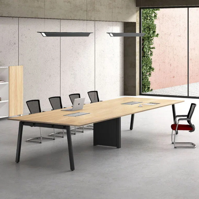 Modern conference table layout