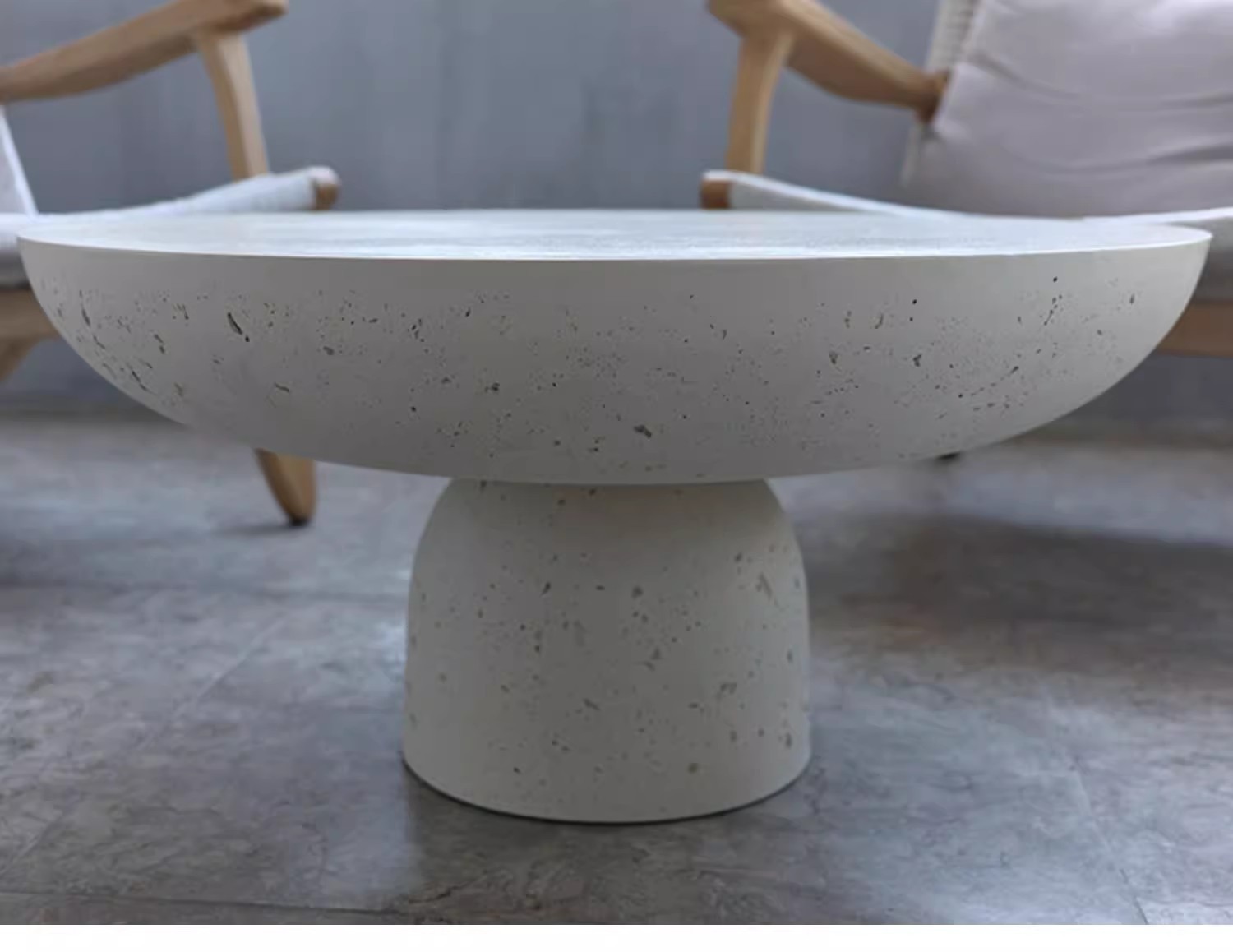 Modern Outdoor Tables Indoor Modern Garden Fiberglass Cement Dining Table-Durable Waterproof Outdoor Furniture