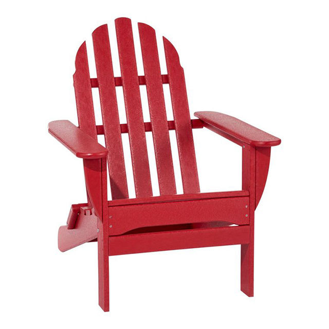 Popular Waterproof Patio Beach Chair Folding Plastic Wood Outdoor Adirondack Garden Chair