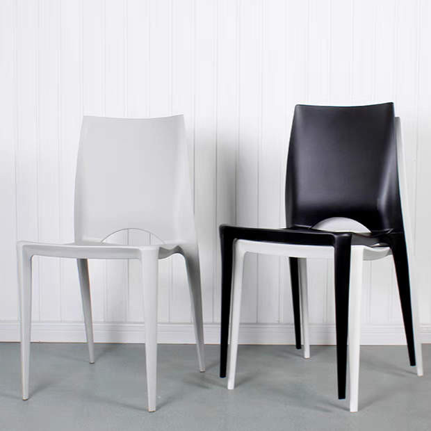 Wholesale Factory Heavy Duty Monoblock Stackable Outdoor Modern Dining Restaurant White Pp Polypropylene PP Plastic Chair