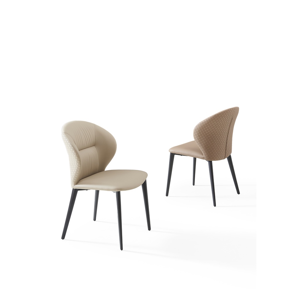 Wholesale Fabric Hotel Chair Modern Room Furniture Leather Metal Nordic Restaurant Dining Chairs