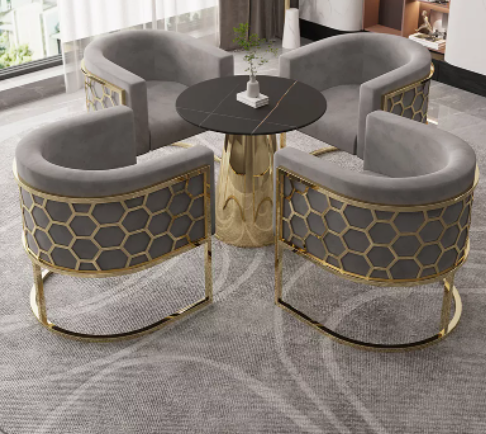 Velvet Modern Dining Chair Design 1