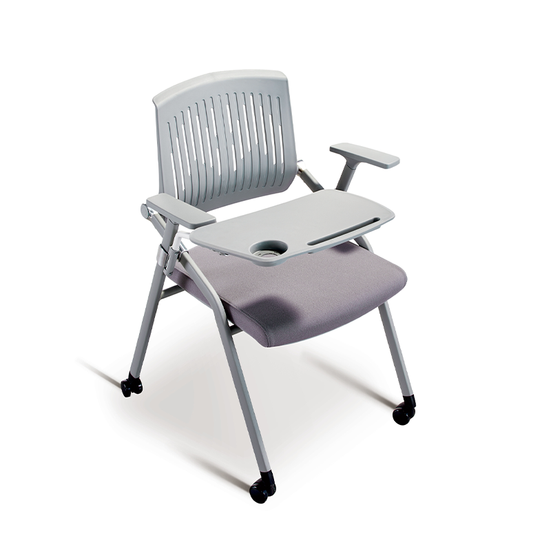 University School Plastic Back Stackable Folding Office Training Room Chair with Wheels