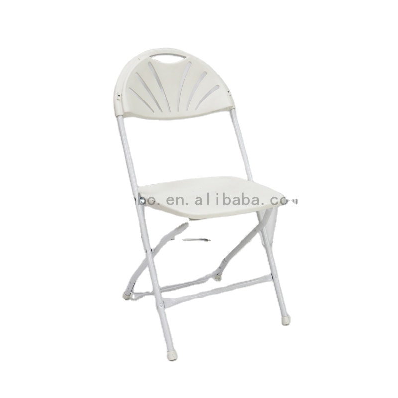 Strong Cheap Restaurant Plastic Chairs Modern Design PP Plastic Folding Silla Stackable Dining Chair for Sale Soild Materials