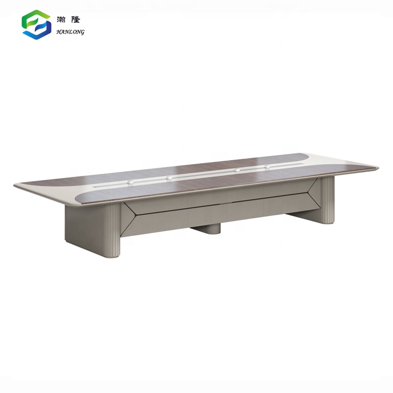 High End MDF Meeting Room Desk Modern Luxury Wood Conference Tables